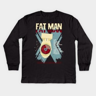 Fat Man Bomb Kids Long Sleeve T-Shirt